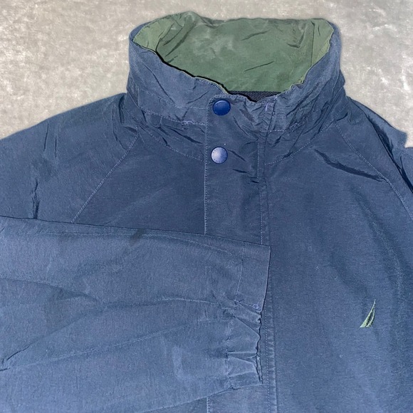 Nautica Other - Nautica Mens Navy Blue Lightweight Jacket Size Medium Full Zip